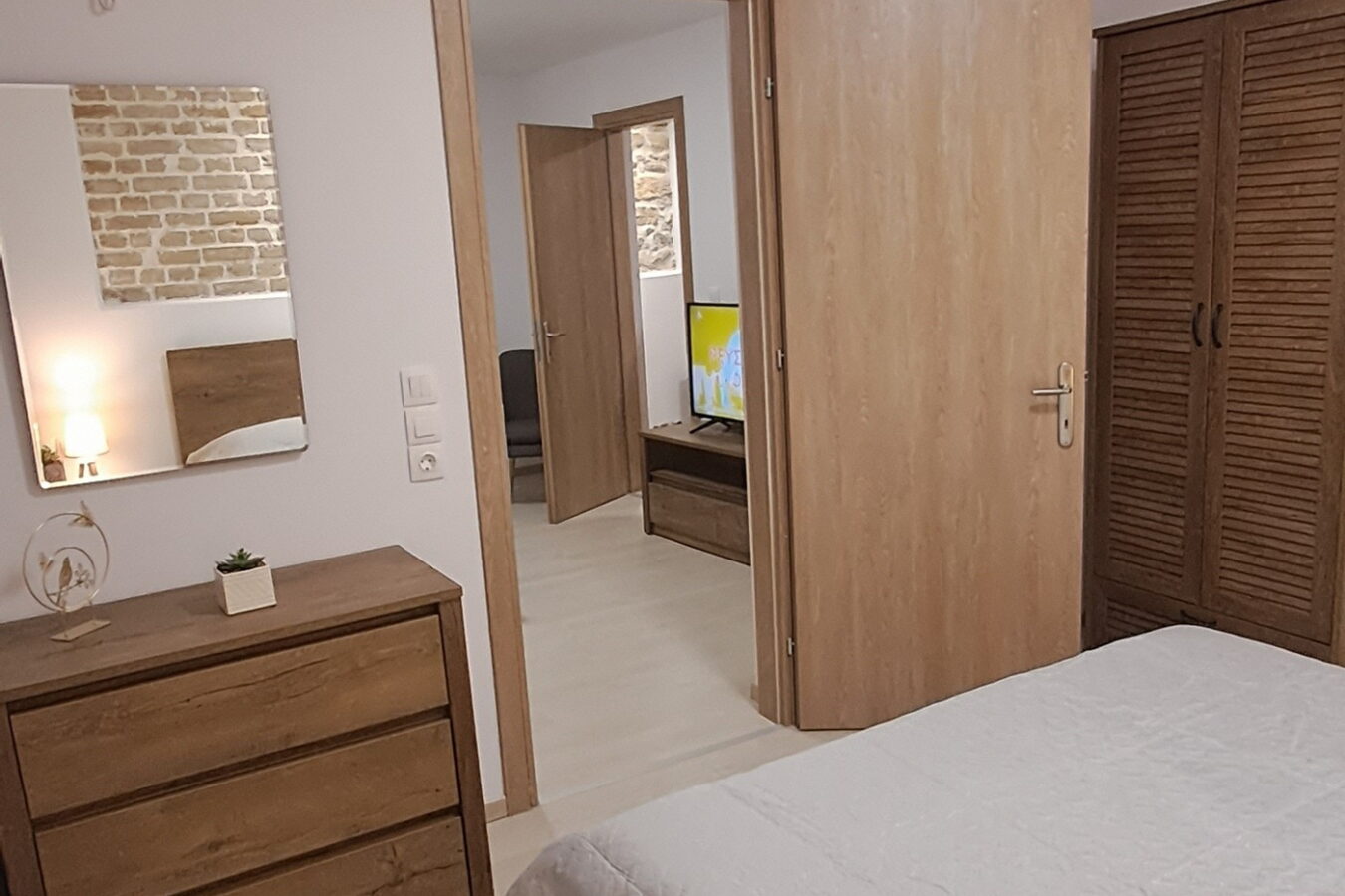 Double Bedroom, Skalinada Apartment, Corfu Town Homes