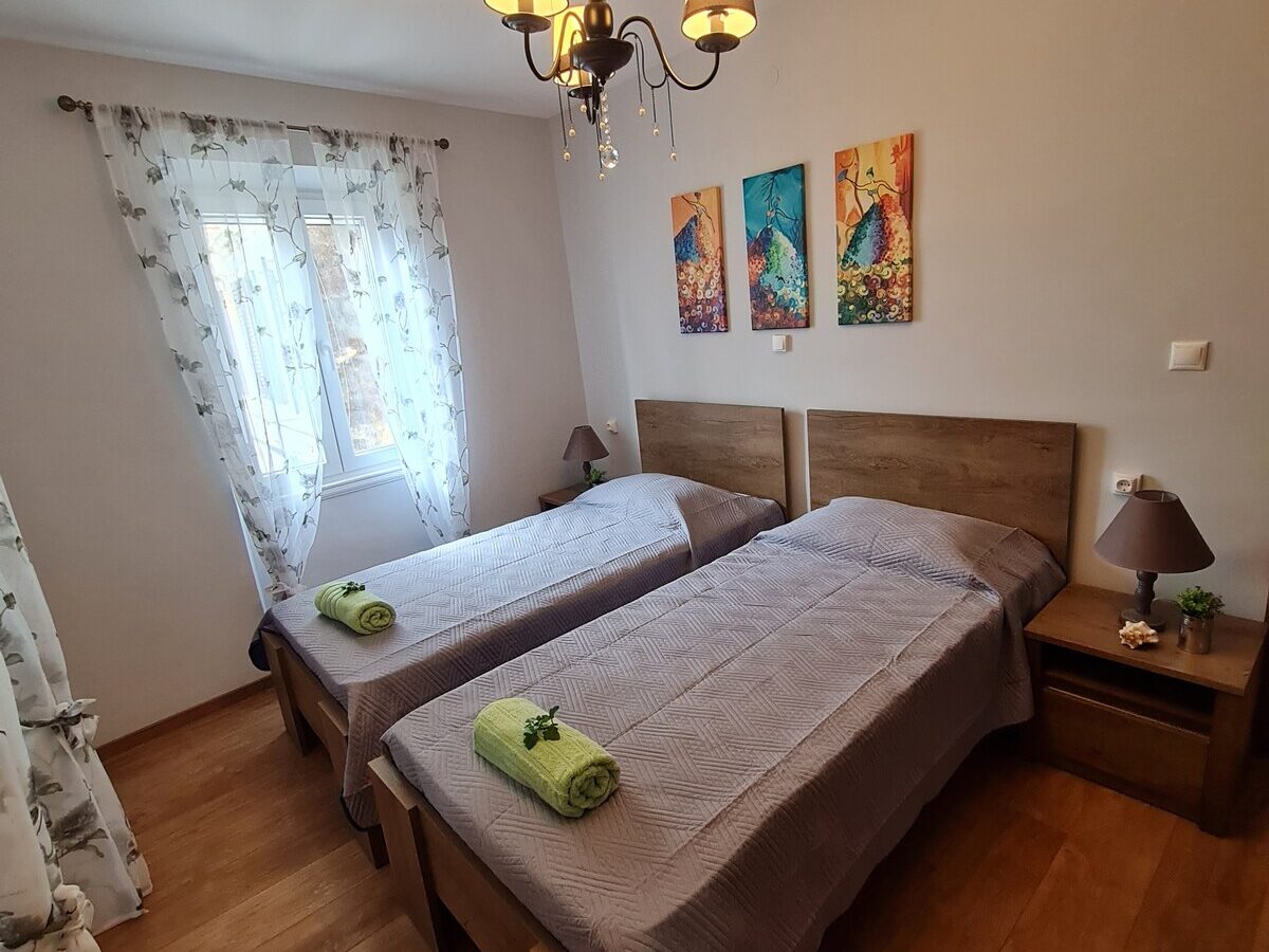 Twin Bedroom, Casa di Martha, Apartment for Rent, Corfu Town Homes