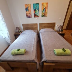 Twin Bedroom, Casa di Martha, Apartment for Rent, Corfu Town Homes